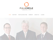 Tablet Screenshot of fullcircle-wealth.com